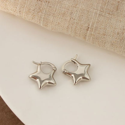 Star Huggie Earring / Clip-On Earring