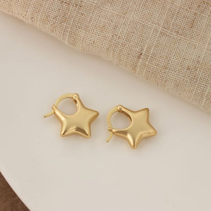 Star Huggie Earring / Clip-On Earring