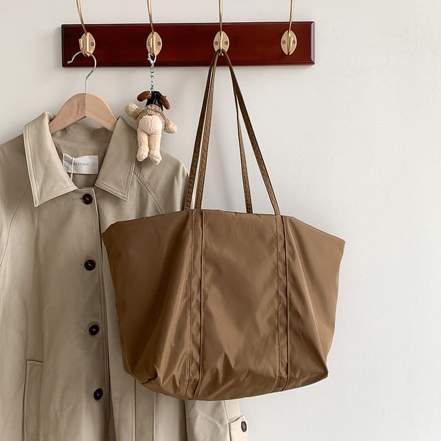 Plain Nylon Tote Bag