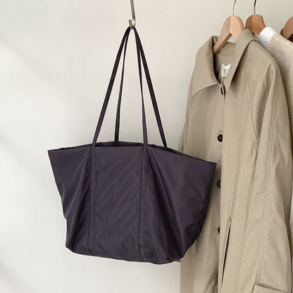 Plain Nylon Tote Bag