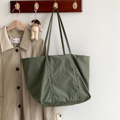 Plain Nylon Tote Bag
