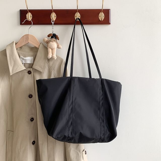 Plain Nylon Tote Bag