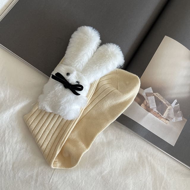 Rabbit Accent Socks