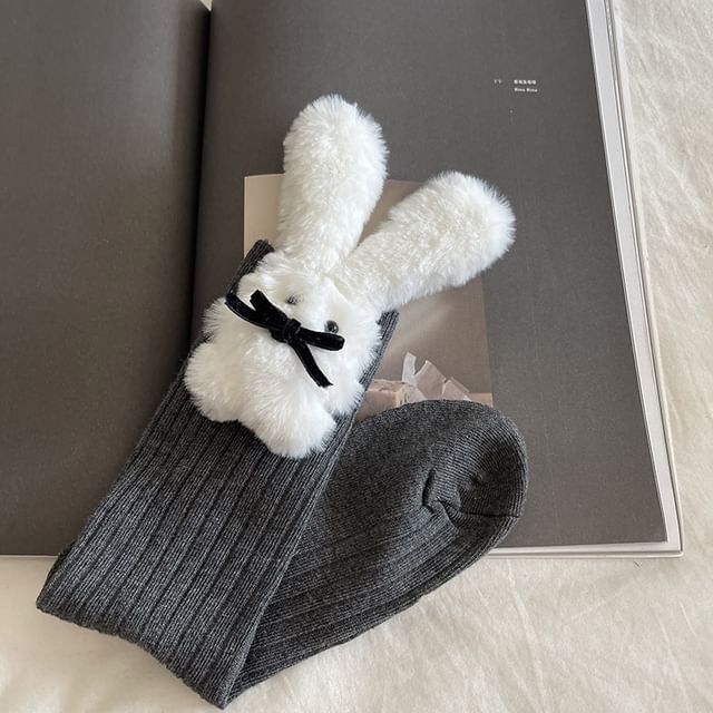 Rabbit Accent Socks