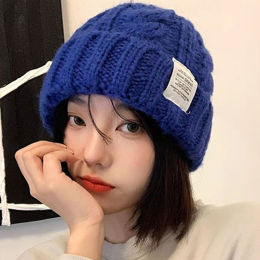 Plain Ear Fluffy Hat