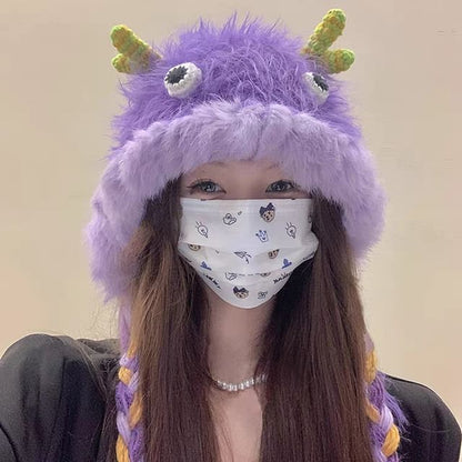 Cartoon Animal Fluffy Beanie