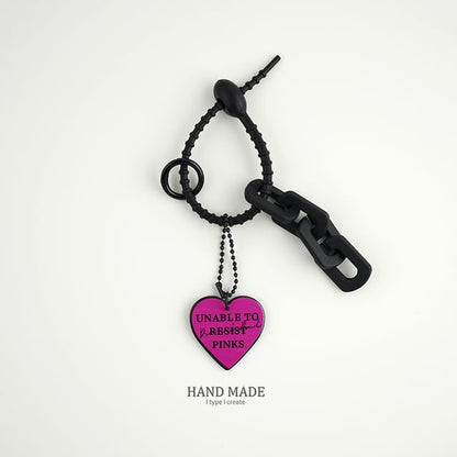 Heart Key Chain / Bag Charm