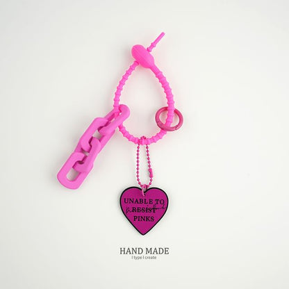 Heart Key Chain / Bag Charm