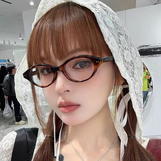 Oval Plastic Eyeglasses