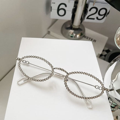 Rhinestone Cat Eye Sunglasses