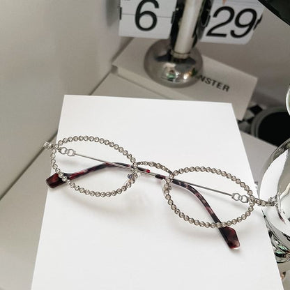 Rhinestone Cat Eye Sunglasses