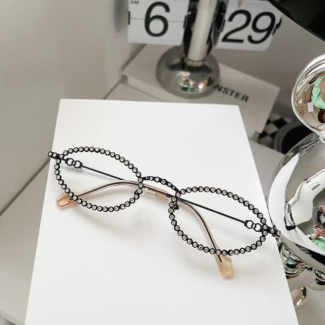 Rhinestone Cat Eye Sunglasses