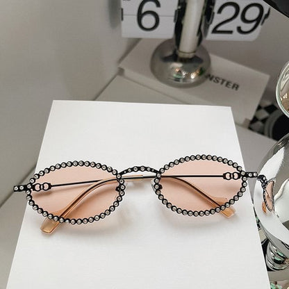 Rhinestone Cat Eye Sunglasses