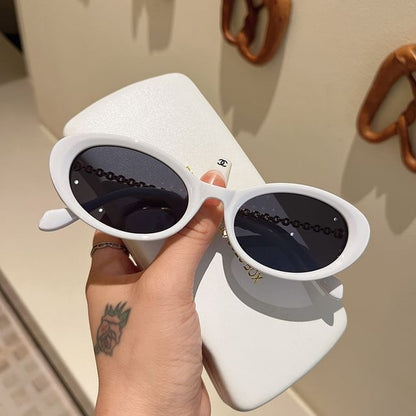 Oval Plastic Sunglasses