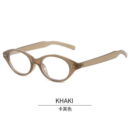 Oval Plastic Eyeglasses