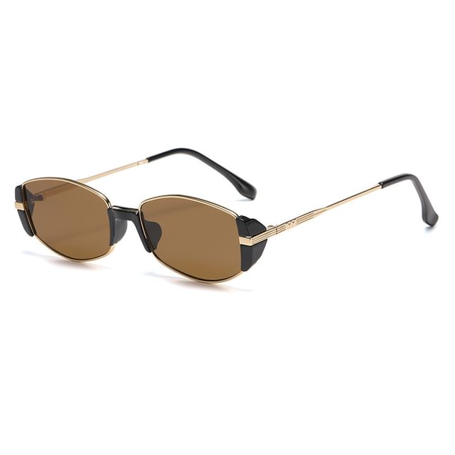 Flat Lens Shield Sunglasses