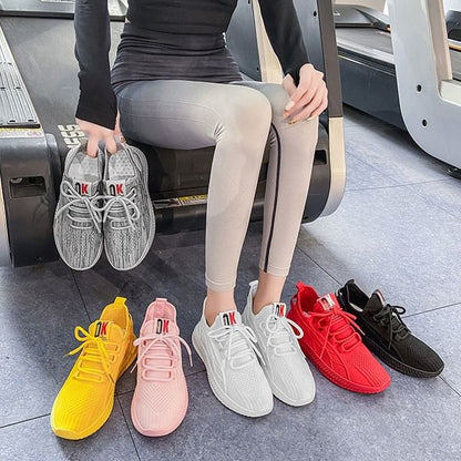 Knit Platform Sneakers