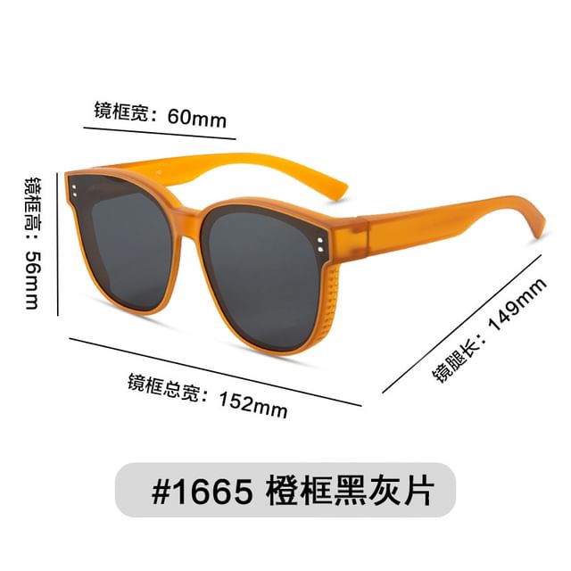 Round Polarized Sunglasses