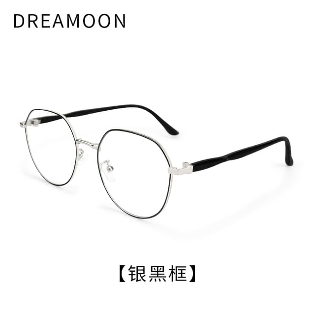 Round Metal Frame Blue Light Blocking Eyeglasses