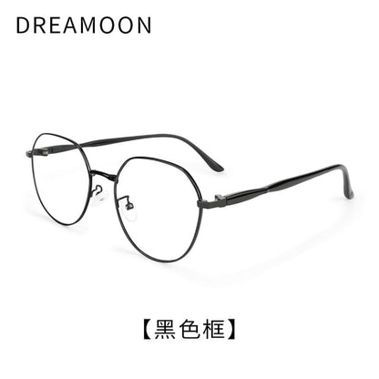 Round Metal Frame Blue Light Blocking Eyeglasses