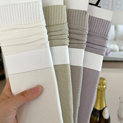 Set of 3 Pairs: Plain Socks