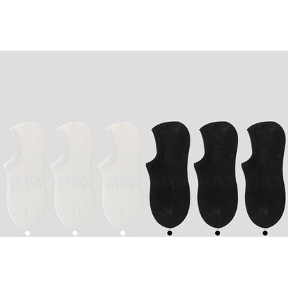 Plain No Show Socks Set