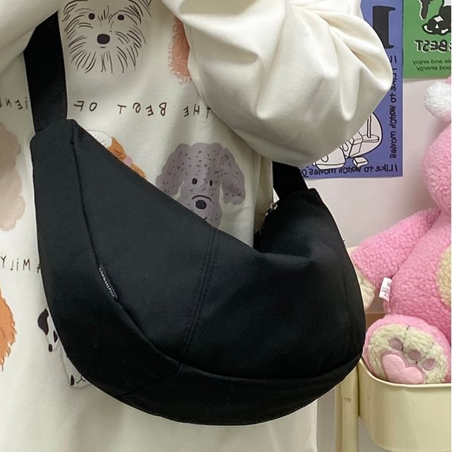 Coin Purse Pouch Crossbody Plain With Zipper