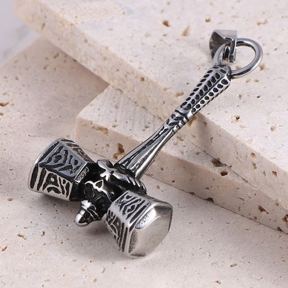 Stainless Steel Mjolnir Hammer Pendant / Necklace / Set