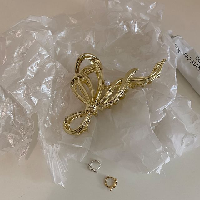 Bow Alloy Hair Claw