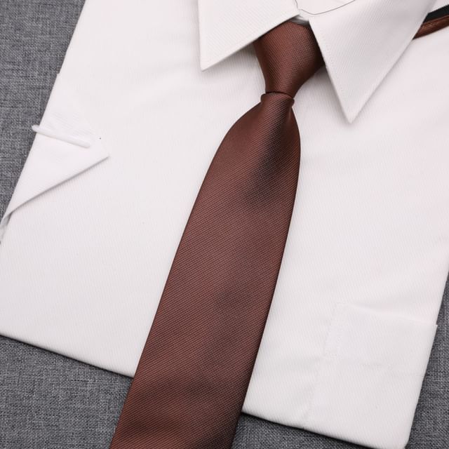 Plain Pre Tied Neck Tie