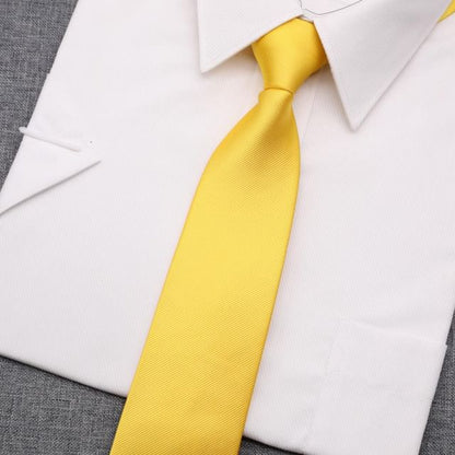 Plain Pre Tied Neck Tie