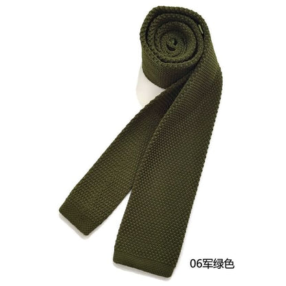 Plain Knit Neck Tie