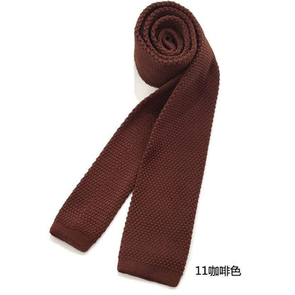 Plain Knit Neck Tie