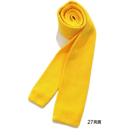 Plain Knit Neck Tie
