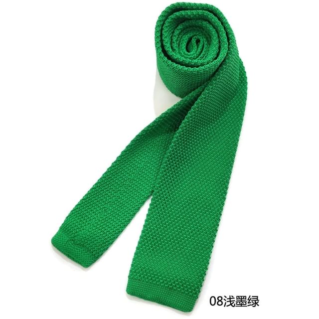 Plain Knit Neck Tie
