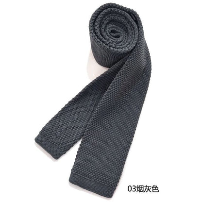 Plain Knit Neck Tie
