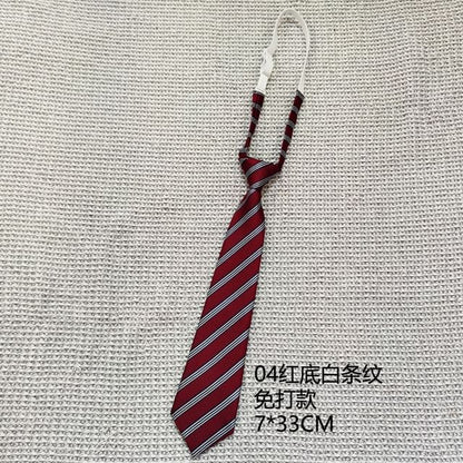 Striped Neck Tie / Pre Tied Neck Tie