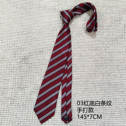 Striped Neck Tie / Pre Tied Neck Tie