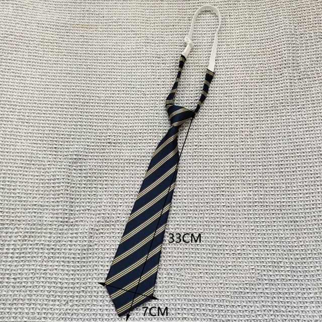 Striped Neck Tie / Pre Tied Neck Tie