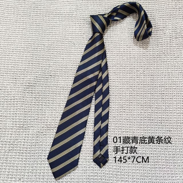 Striped Neck Tie / Pre Tied Neck Tie
