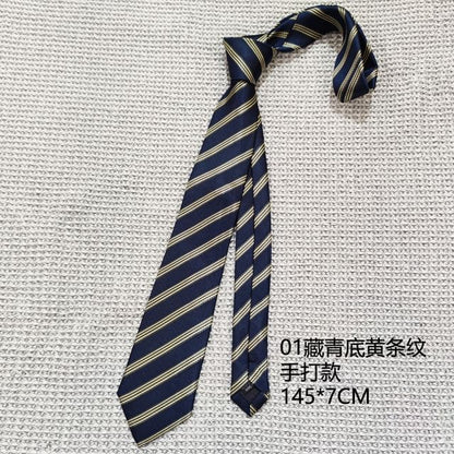 Striped Neck Tie / Pre Tied Neck Tie