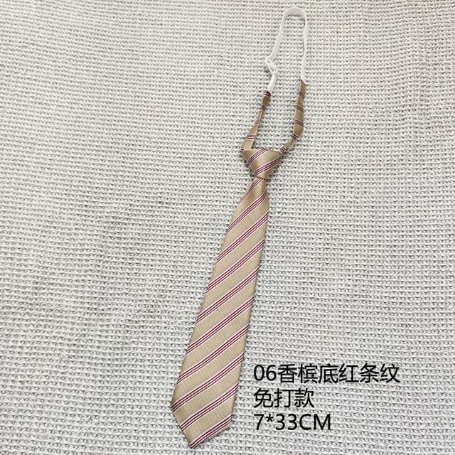 Striped Neck Tie / Pre Tied Neck Tie
