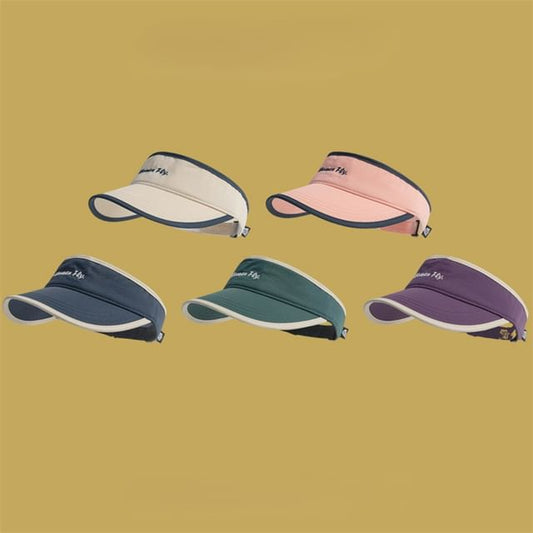 Embroidered Sun Visor Letter