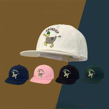 Embroidered Duck Baseball Cap