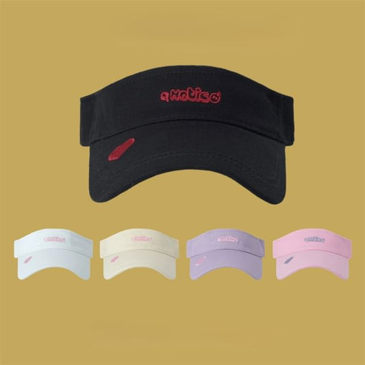 Sun Visor Letter Embroidered