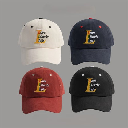 Cap Letter Embroidered Baseball