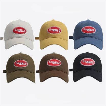 Letter Baseball Embroidered Cap