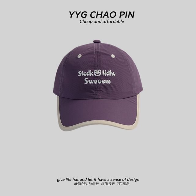 Cap Embroidered Letter Baseball