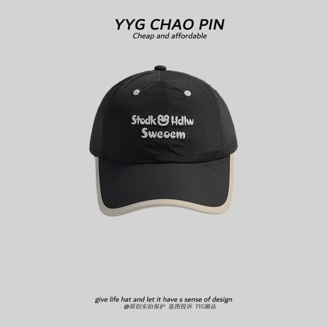 Cap Embroidered Letter Baseball