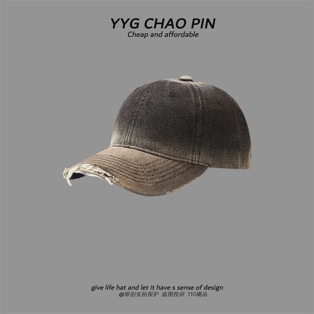 Denim Tie Cap Dye Baseball